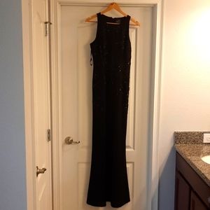 Adrianna Papell black long gown - size 10